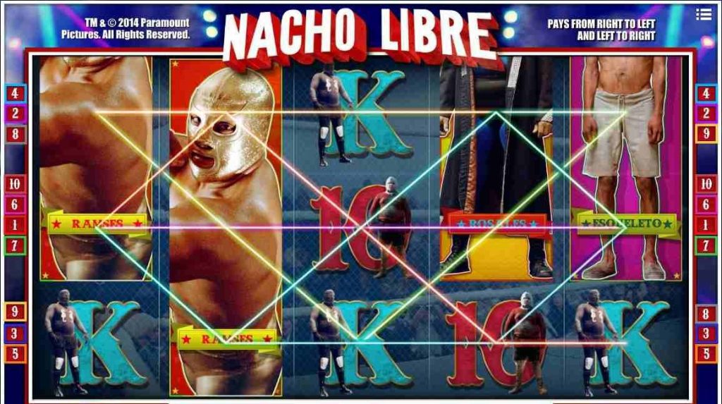 Nacho Libre - en unik spilleautomat basert på kultfilmen